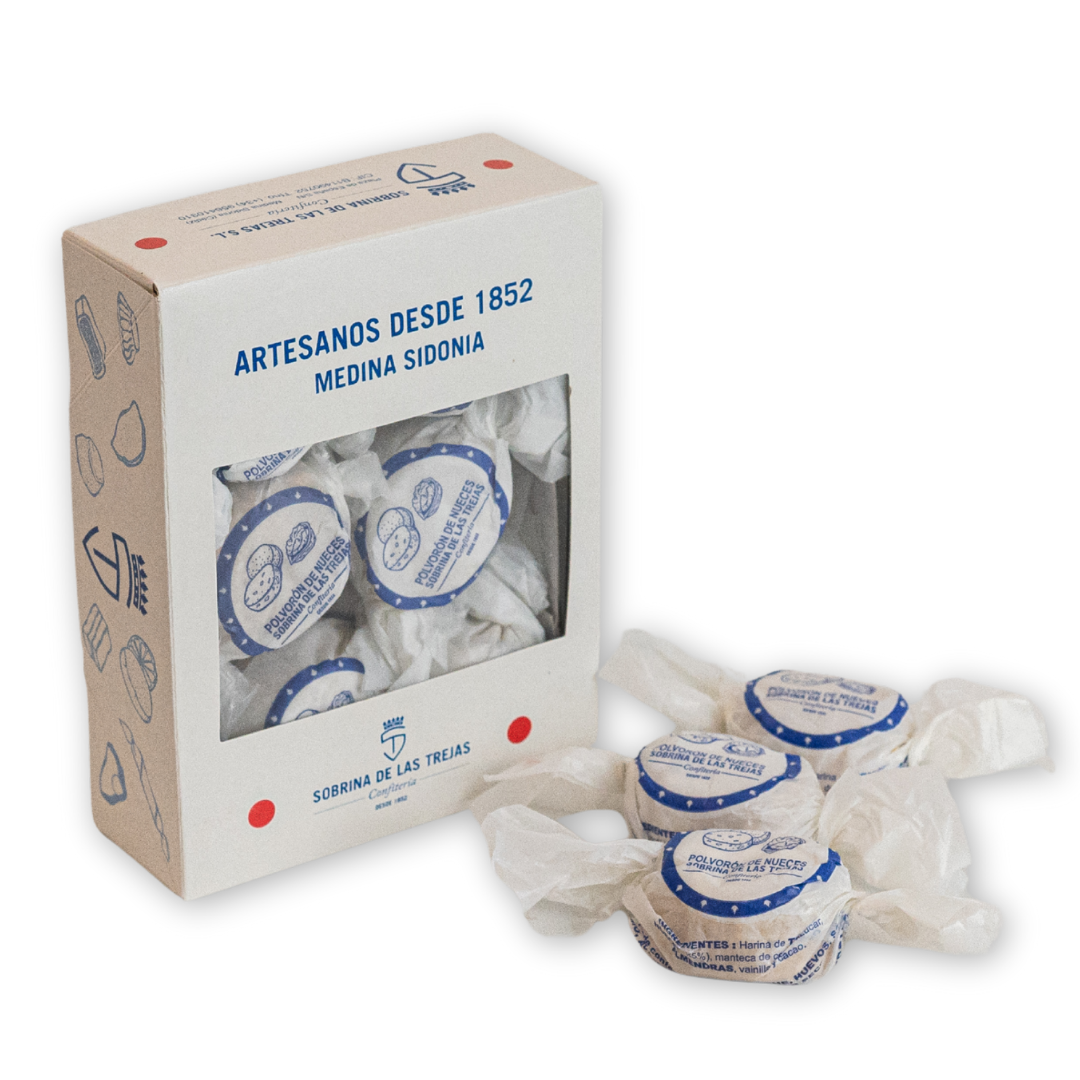 Polvorones de Nueces Caja 500 gr 12 unds aprox. - Imagen 2