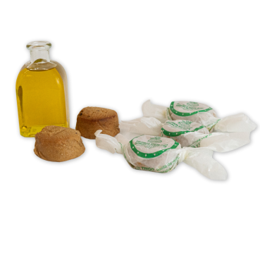 Polvorones de Aceite de oliva Virgen Extra Caja 500 gr 12 unds aprox.