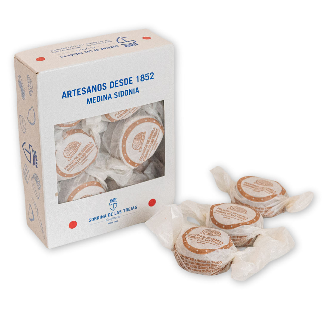 Polvorones de Canela Caja 500 gr 12 unds aprox. - Imagen 2