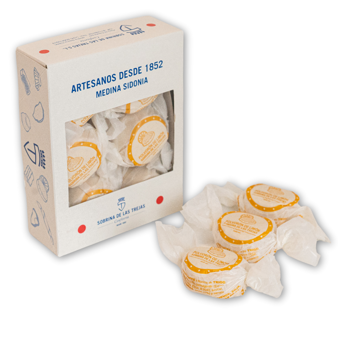 Polvorones de Limón Caja 500 gr 12 unds aprox. - Imagen 2